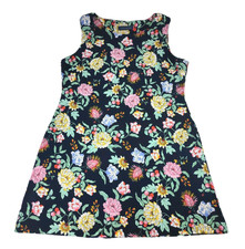 Tommy Hilfiger Women's Round Neck Sleeveless Shift Dress - Floral Print, Size 16