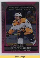 2021-22 O-Pee-Chee Platinum Marquee Rookies Matte Pink Frederic Allard READ mp7