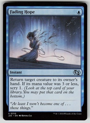 Fading Hope Uncommon Foundations Jumpstart 310 Magic: The Gathering NM