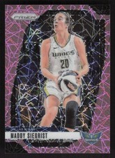 2024 Panini Prizm WNBA #94 Maddy Siegrist Pink Velocity Prizms #/79