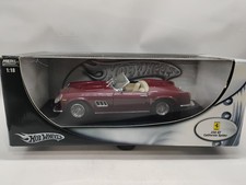 Hot Wheels 1:18 Scale Metallic Burgundy Ferrari 250 GT California Spider
