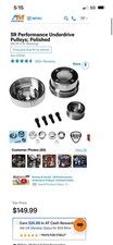 Mustang Underdrive Pulleys Sr Performance 87-93 5.0