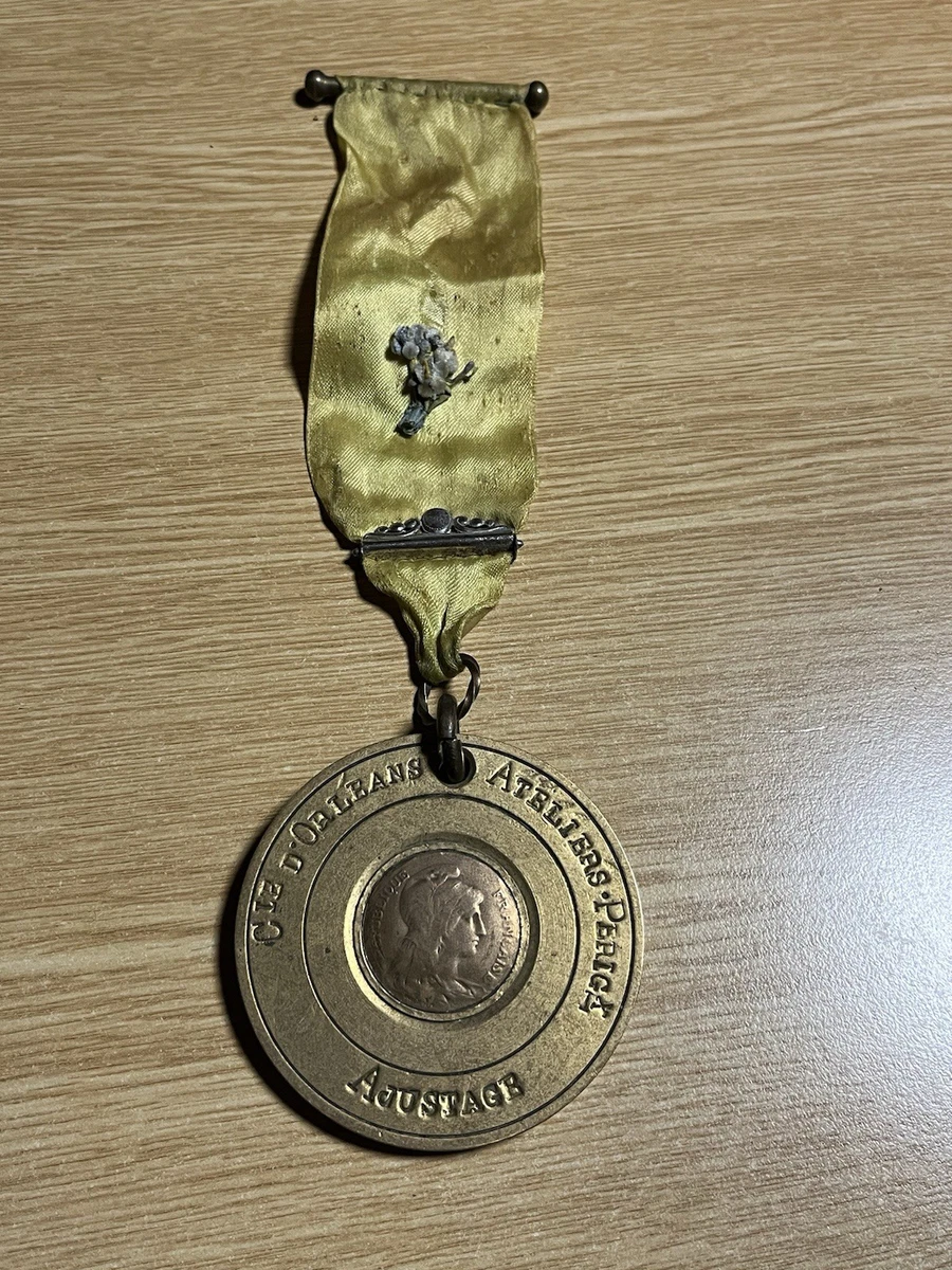 SECOND EMPIRE Médaille, Livraison à l'exploitation du chemin de fer fme