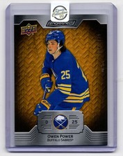 2023-24 Upper Deck Engrained Owen Power 034/349 Buffalo Sabres #24