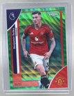 2026 Topps Chrome Premier League Soccer Green Wave Refractor Benjamin Sesko #137