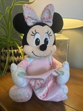 Disney Baby Minnie Mouse Peek-A-Boo Moving Talking Musical Plush- TESTED  WORKS