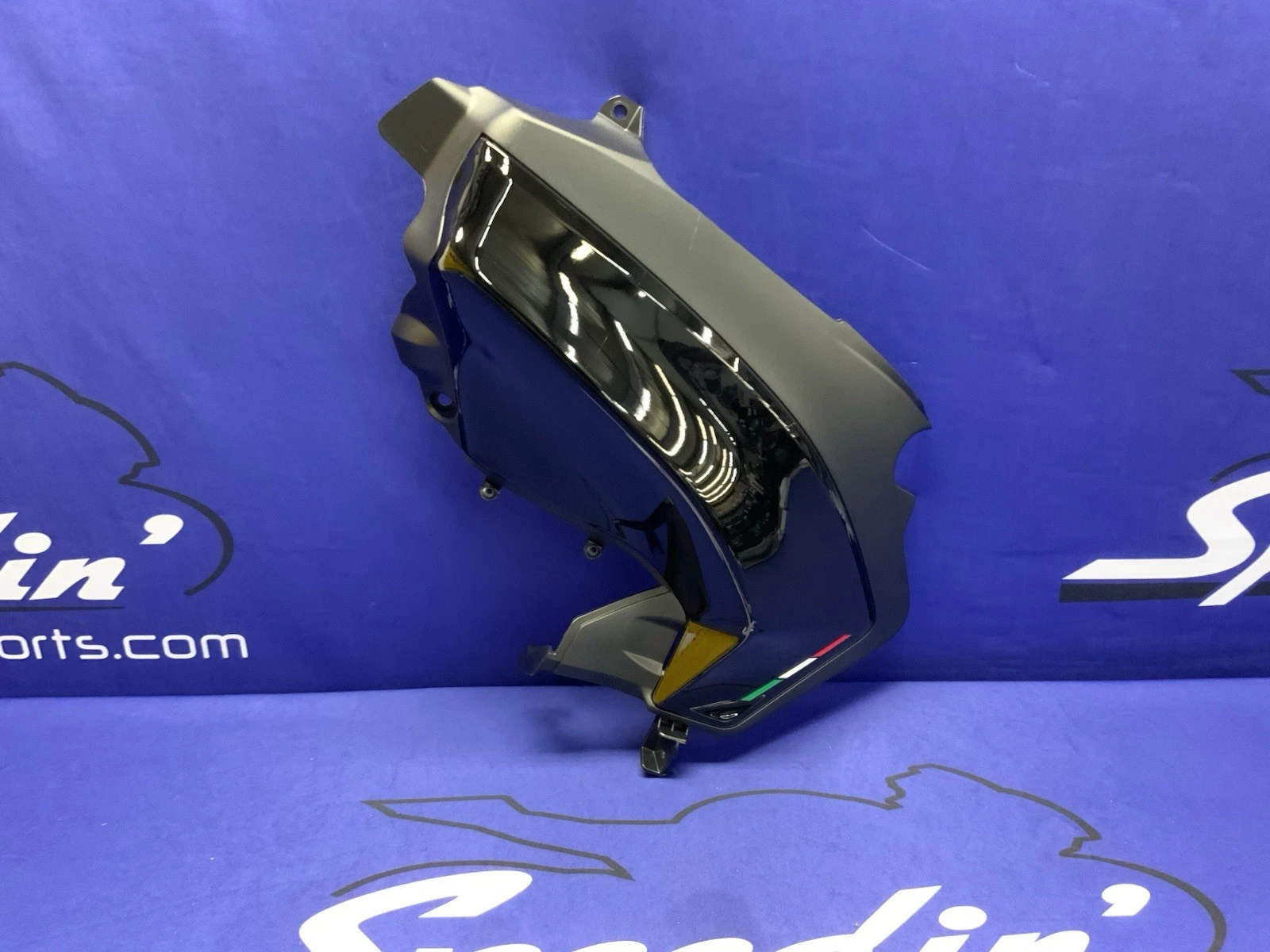 Ducati Left Tank Fairing (Thrilling Black) Panigale V2 20-25 OEM 4801B041AD-2