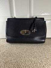 MULBERRY Black Lily Medium Bag Gold Hardware Good Condition