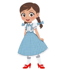 Dorothy Wizard of Oz Vinyl Car Decal Sticker 7" Weatherproof