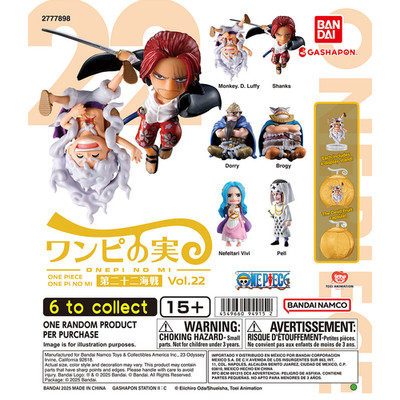 One Piece Onepi No Mi Vol. 22 All 6 Comp Set Gashapon Capsule toy BANDAI Gacha