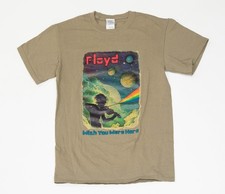 Vintage Pink Floyd Wish You Were Here Band T-Shirt Size S Space Promo Concert