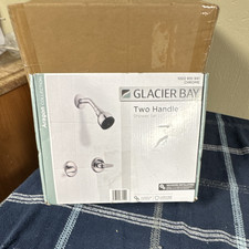 Glacier Bay Aragon Chrome Lever 2-Handle Shower Faucet Set WaterSense Round