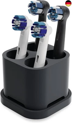 BESUCHE DEN QIKFRESH-STORE Qikfresh - 4er Aufsteckbürsten Halter und Zahnbürstenhalter | für Za