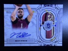 2023-24 Topps Royalty Basketball Max Strus Regalia Relic Signatures #/25