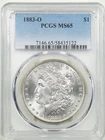 1883-O $1 Morgan Silver Dollar MS65 PCGS 58435122