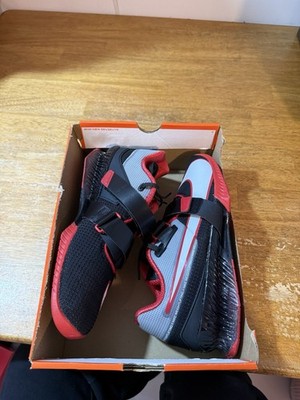 Men's Size 11-Nike Romaleos 4 Black Red White Weightlifting Shoes
