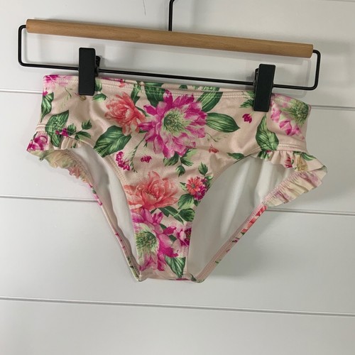 Set 12 costumi da bagno spiaggia Janie and Jack bambina malva gesso stampa dalia - Foto 12 di 17