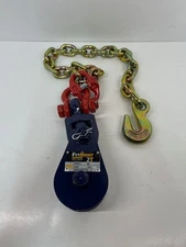 2 Ton snatch block with shackels and chain. New, never used.