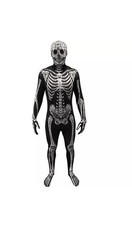 Adult Day of the Dead Morphsuit Dia De Los Muertos Skeleton Halloween Costume