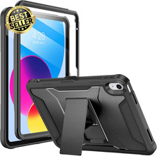 Rugged Case for iPad 11th Gen 11" 2025 & 10th Gen 10.9" 2022 w/ Screen Protector
