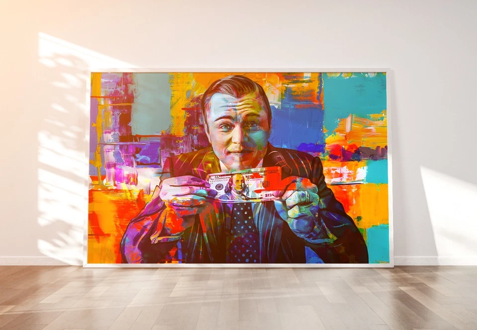 Wolf of Wall Street Money Poster or Canvas - Wolf of Wall Street Wall Art - Image 3 of 4