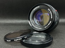 Minolta MD Rokkor 50mm F1.4 MF Standard Lens MD Mount Early model filter 55mm