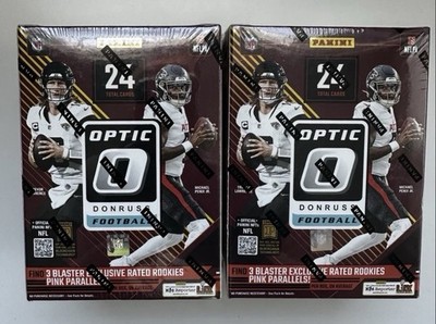 2024 Donruss Optic NFL Blaster Box Lot (2) 24 Cards Pink Parallels Nix Williams