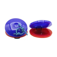 2Pcs Finger Castanets Percussion Instrument Musical Toy For Toddler FFEI