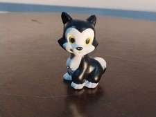 Disney Minnie Mouse Pet Figaro Cat 2" PVC Figure Toy Mattel 2016 Cake Topper