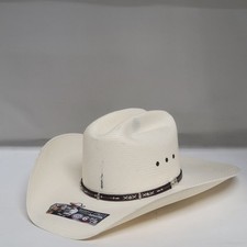 Resistol Hazer 10X Straw Cowboy Hat Natural Men's Size 6 7/8