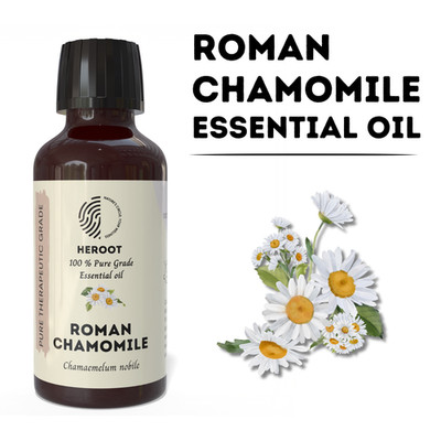 Heroot Roman Chamomile Pure Essential Oil | Pure Chamomile Oil | Aromatic Use