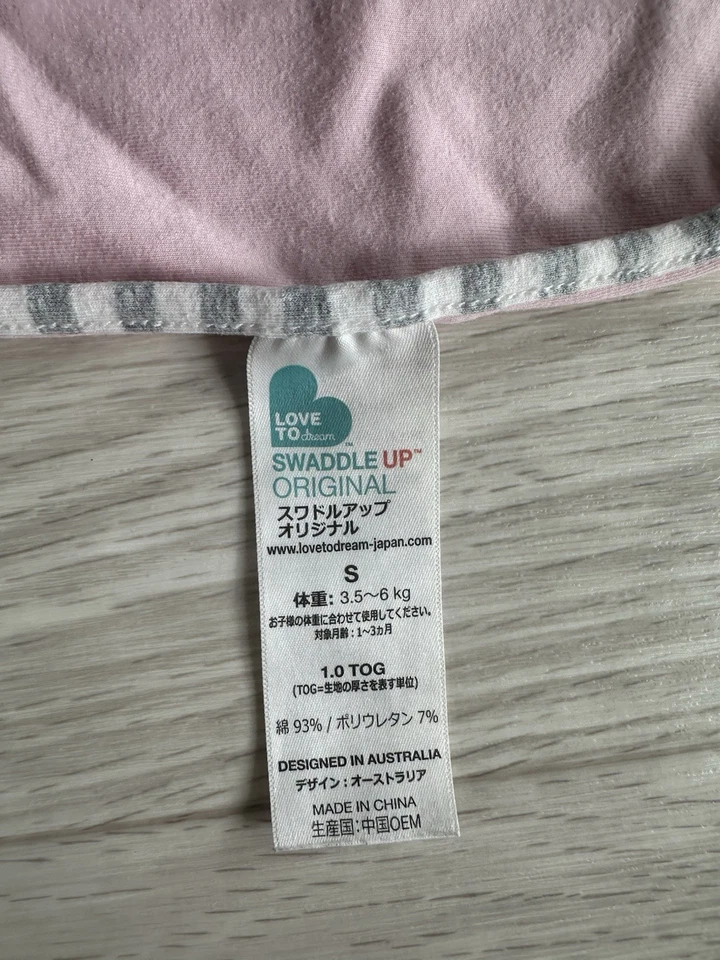Swaddle Up Love to Dream Original Talla S Pequeño 8-13 lb Rosa Foto 2 de 2
