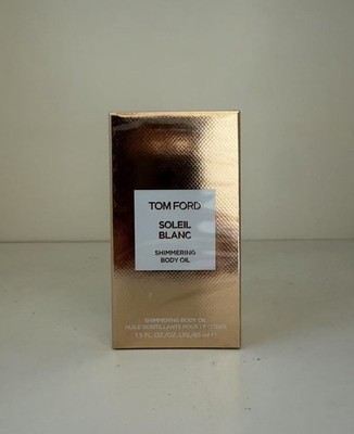 TOM FORD Soleil Blanc Shimmering Body Oil Gold 1.5 oz / 45 ml   New Sealed Box