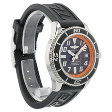 Breitling Superocean Black Dial Stainless Steel 42mm Automatic Mens Watch A17364 5