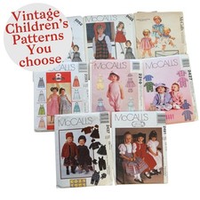 Vintage McCall's Childrens Sewing Patterns 2437,2491,2427,2210,2093,2075,2052