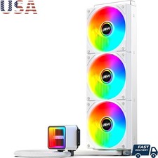 360mm AIO CPU Water Cooler ARGB Triple Fans Efficient Liquid Cooling Low Noise