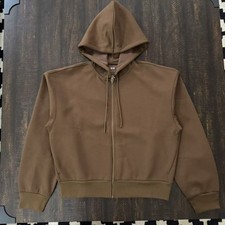 Uniqlo Dry Sweat Full-Zip Hoodie Brown Women's Size M
