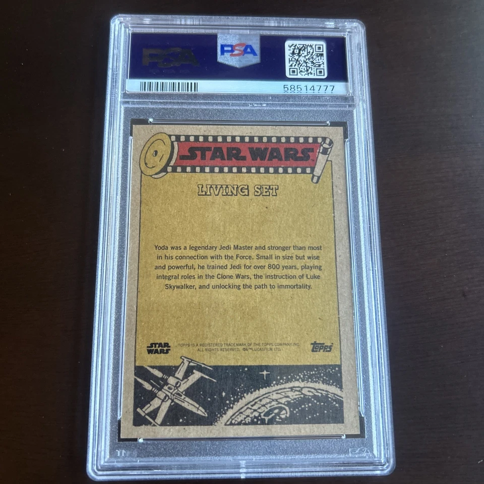 Yoda 2020 Topps Star Wars Living Set #167 - PSA 10 GEM MINT 7943 - Image 2 of 2
