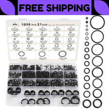 1050PCS O-Ring Assortment Kit  21 Metric Sizes for Car Repair, Faucet, Air, Gas