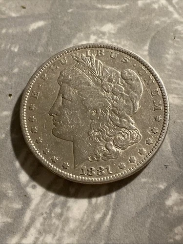 1881 Philadelphia Mint Morgan Silver Dollar - HIGH VF