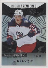 2017 Trilogy Rookie Premieres Level 1 Black Foil 96/99 Gabriel Carlsson #61 2r7