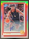 JT Toppin 2025-26 Panini Donruss Auto Holo RC Red Raiders /75