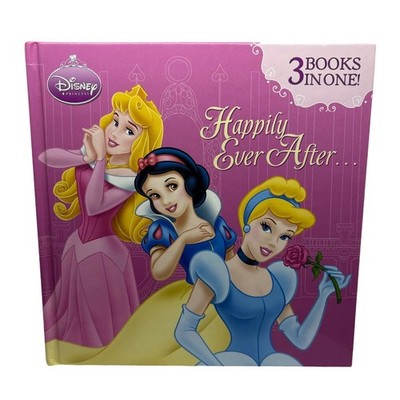 Disney Princess Happily Ever After 3 Books in One Cinderella Snow White Aurora
