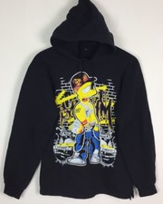 VTG RETRO 80S OVERSIZED BRIGHT CRAZY USA SWEATSHIRT SWEATER JUMPER GYM SPORTS