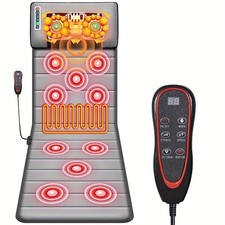 Full Body Massage Mattress with Heat, 9 modes and 9 variable vibration
