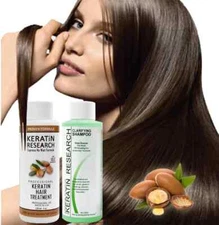 Original Keratin Hair Treatment Argan oil Instantly Straightens Smooths 120ml