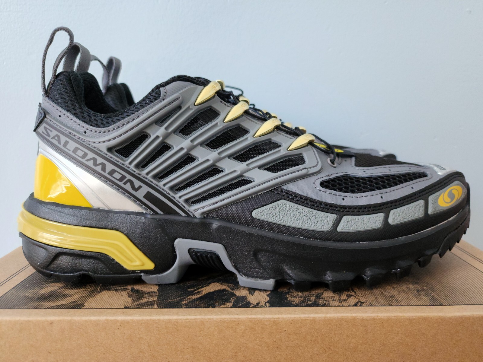 Salomon ACS Pro Advanced Quiet Shade nero antico taglia 7 5 M 8 5 W