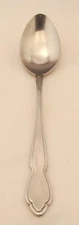 The Cellar Stainless Steel LIVINGSTON Lot of 2 Oval Soup Spoon 7 3/8"