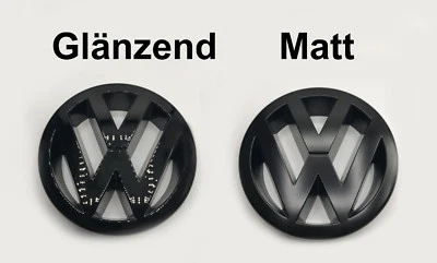 VW Zeichen Schwarz Matt Glänzend Vorne Polo 9N 9N3 GTI TDI Cup-Edition Rocket GT - Bild 1 von 4