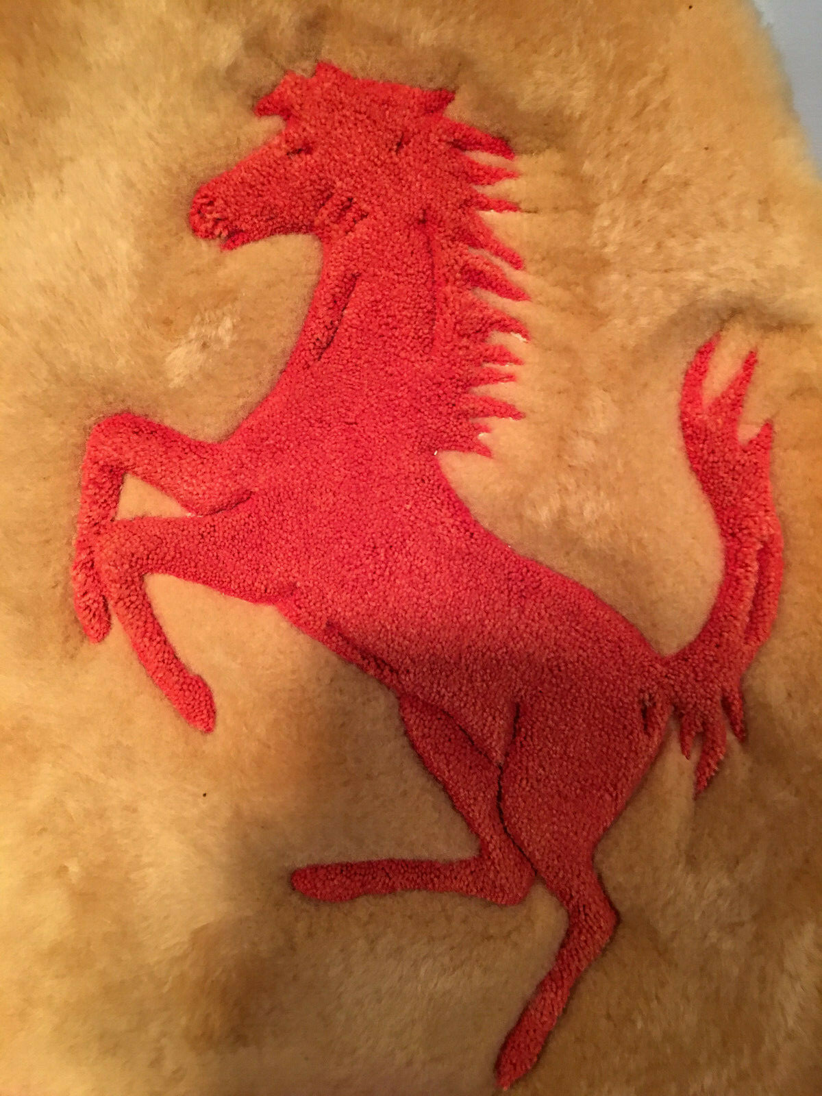 FERRARI 1985 308-4V CUSTOM KEITH COLLINS MOUTON CARPET OVERLAYS FROM BHMA 